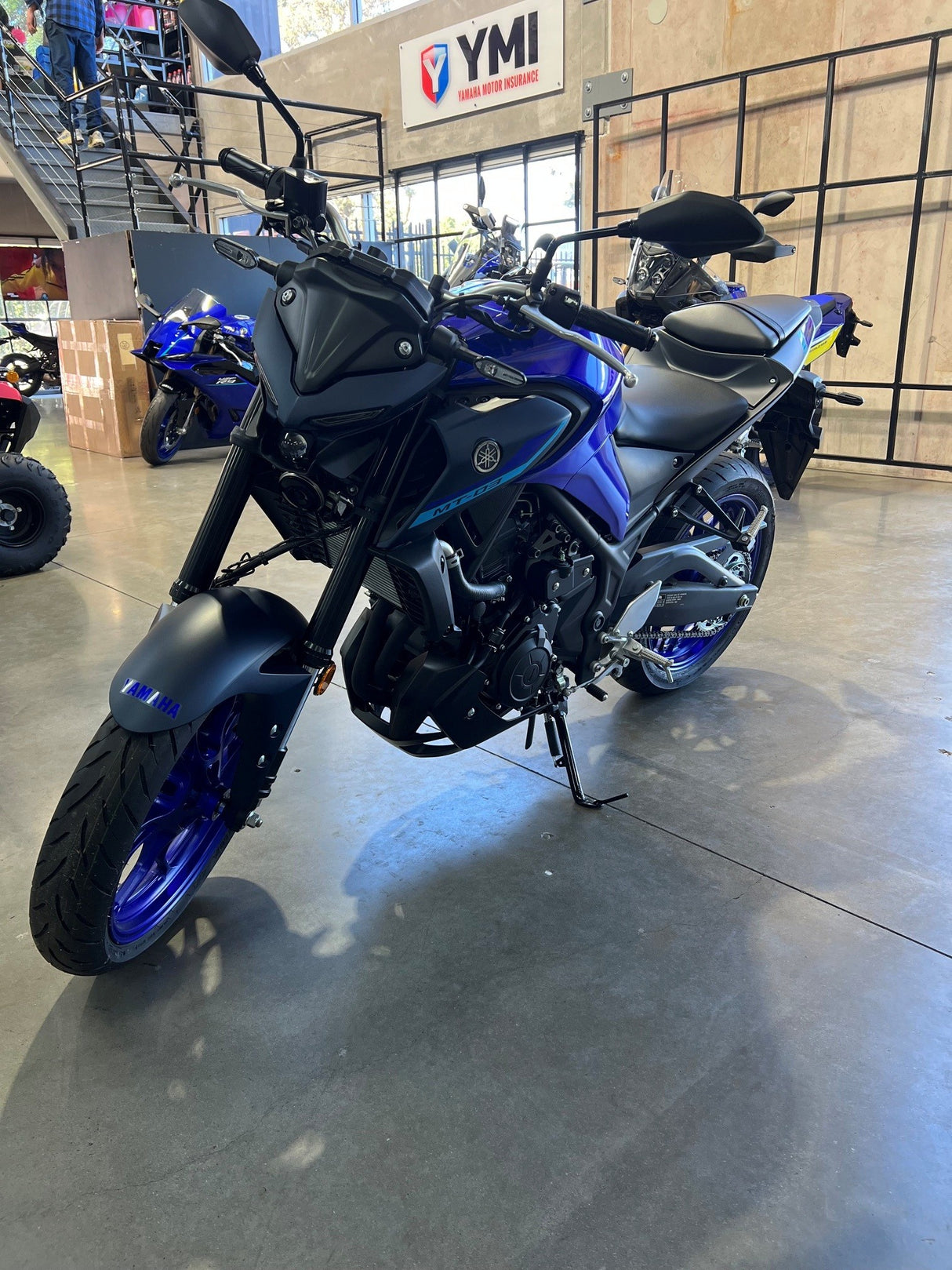 2024 Yamaha MT-03 LAMS Icon Blue