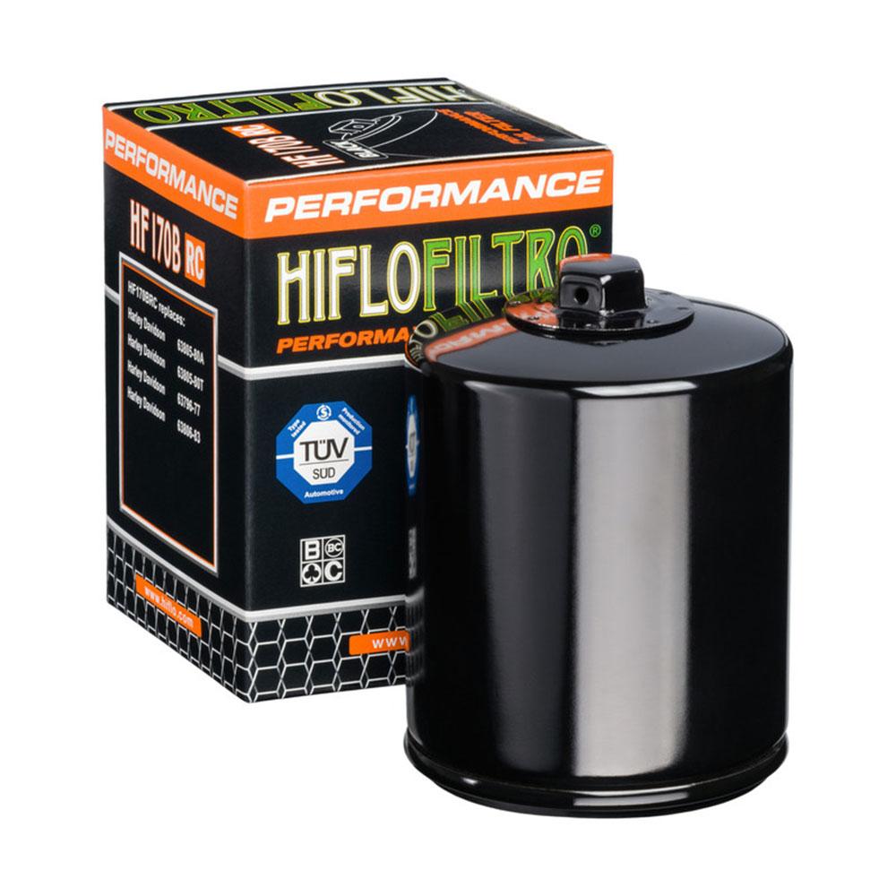 HIFLOFILTRO - OIL FILTER HF171BRC BLACK (With Nut)