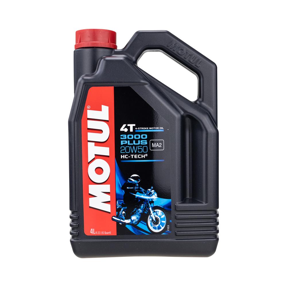 MOTUL 3000 PLUS 20W50 4 STROKE OIL - 4 Litre