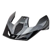 NITRO MX710 GLOSS BLACK PEAK YOUTH ( INC SCREW KIT )