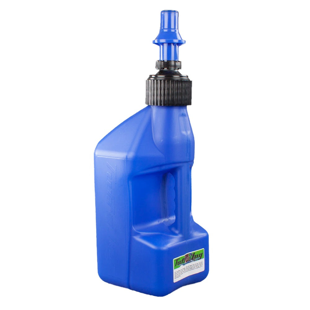 2.7 gal/10 Litre Blue Tuff Jug with Blue Ripper Cap