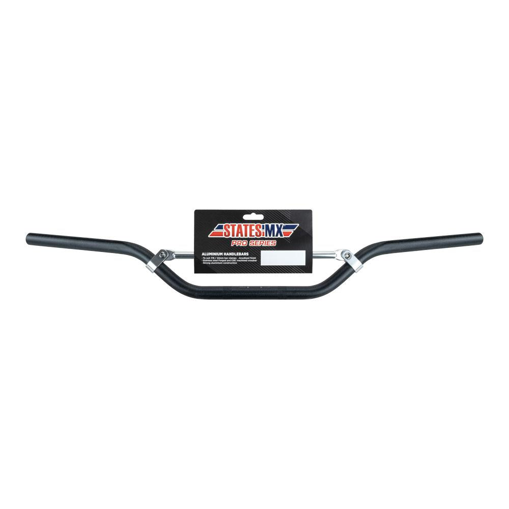 STATES MX HANDLEBAR PRO SERIES ALLOY MX BEND - BLACK