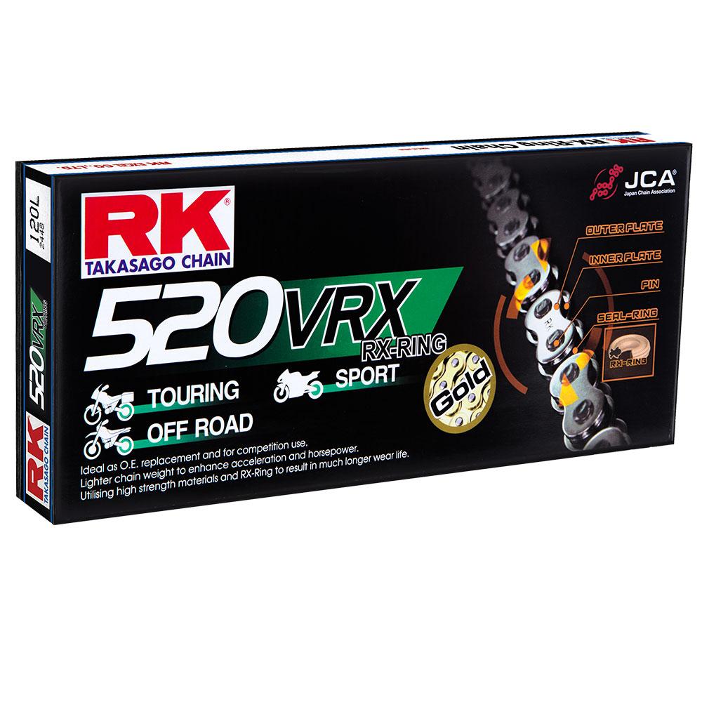 RK CHAIN 520VRX - 120 LINK - GOLD