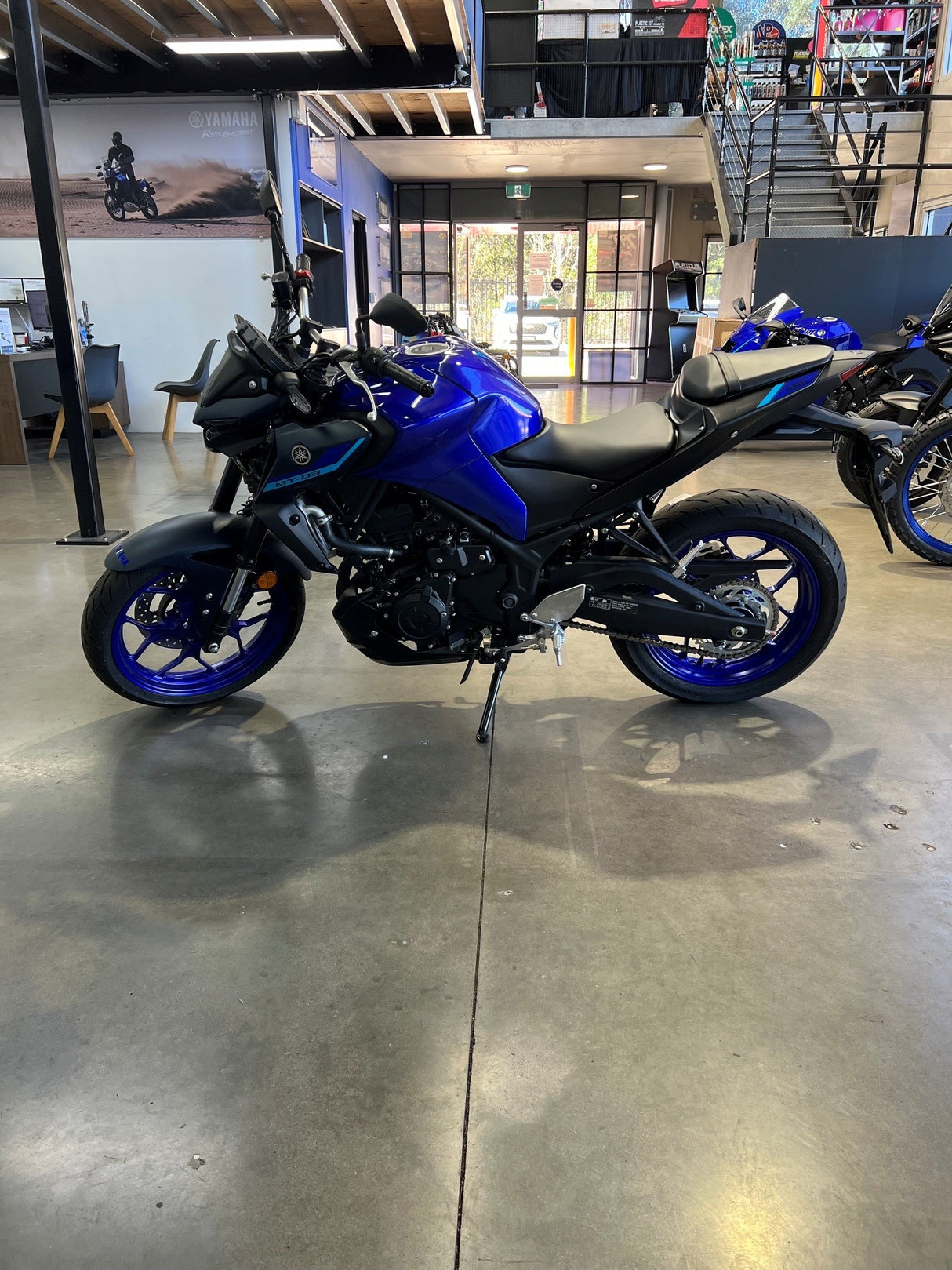 2024 Yamaha MT-03 LAMS Icon Blue