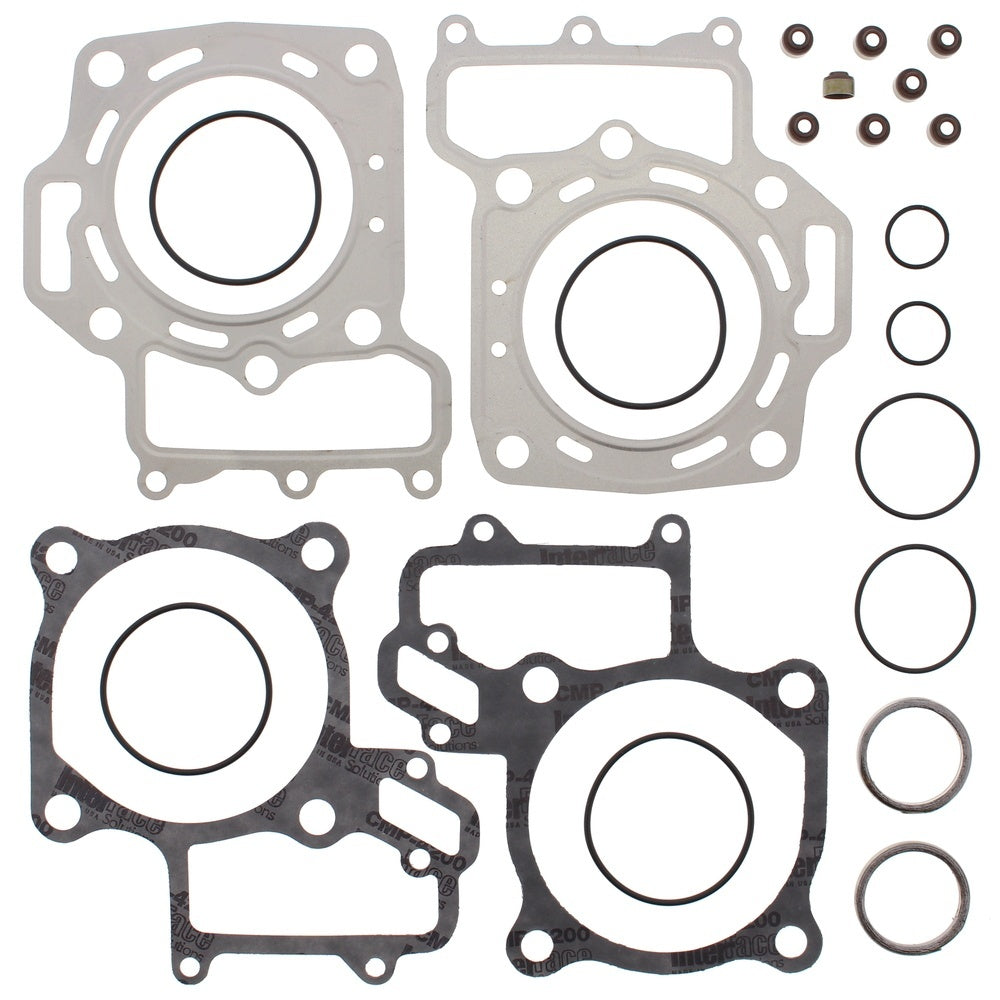 Vertex Top End Gasket Set - Arctic Cat 650 4x4 w/AT V2 04-06, Kawasaki KVF650 Brute force 05-13, KVF650 Prairie 02-03