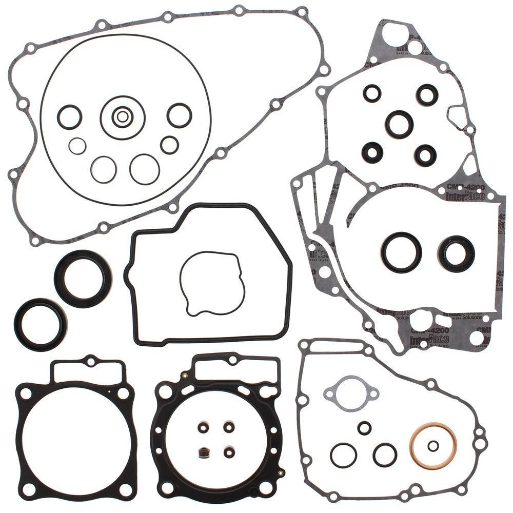 Vertex Complete Gasket Kit with Oil Seals - Honda CRF450R 09-16