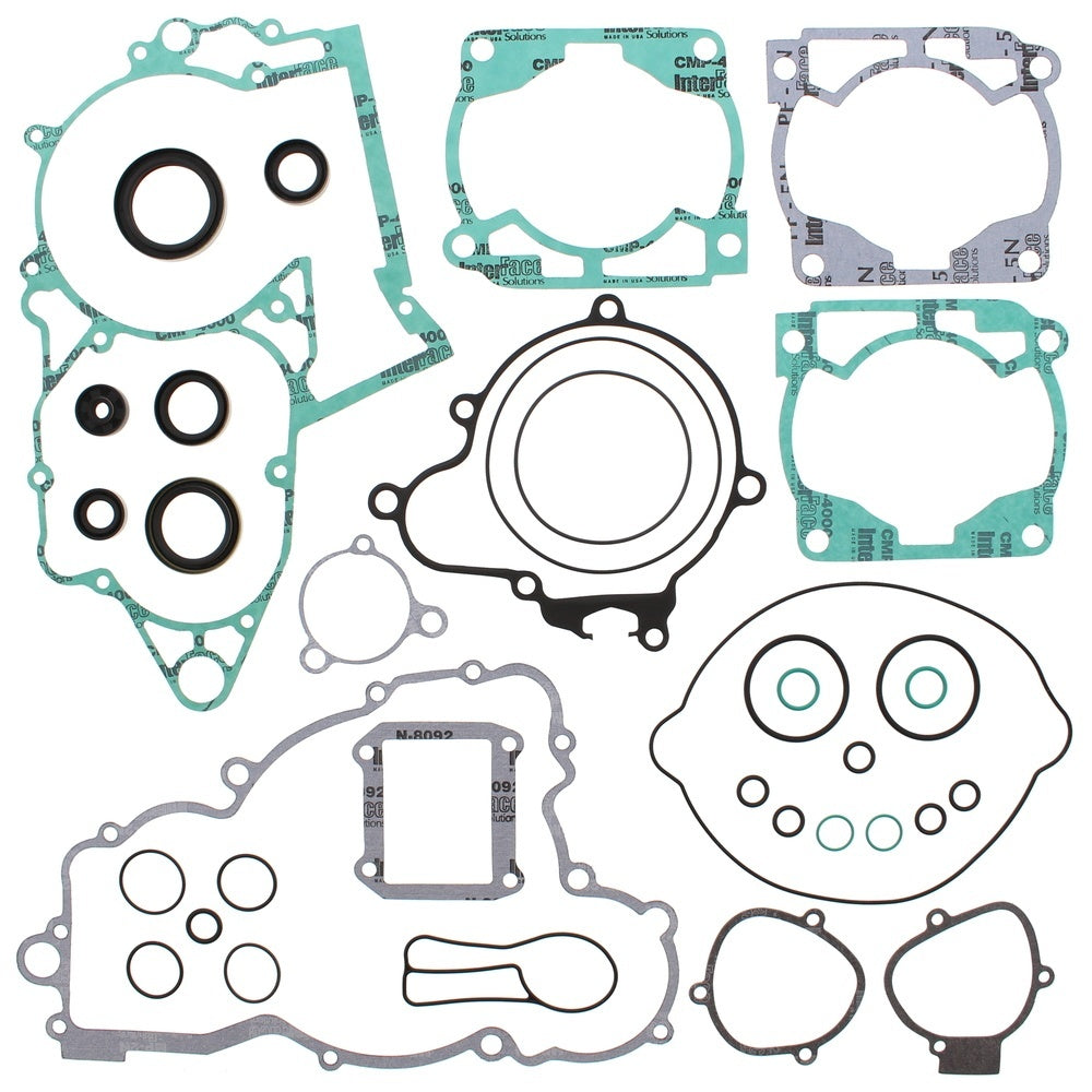Vertex Complete Gasket Kit with Oil Seals - Husaberg TE300 11-14, Husqvarna TE 300 14-15, KTM XC 300 08-16, XC-W 300 08-16, XC-W 300 SIX DAYS 15