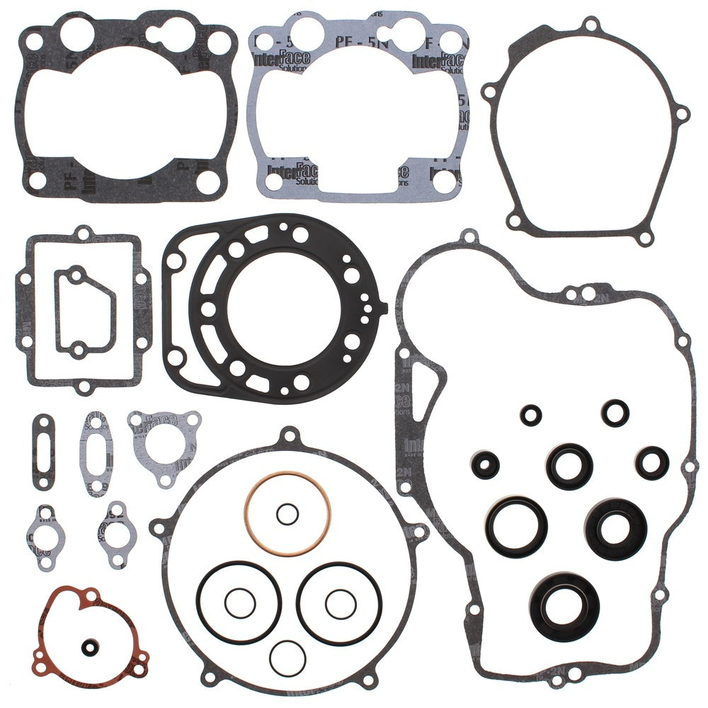 Vertex Complete Gasket Kit with Oil Seals - Kawasaki KX250 88-89