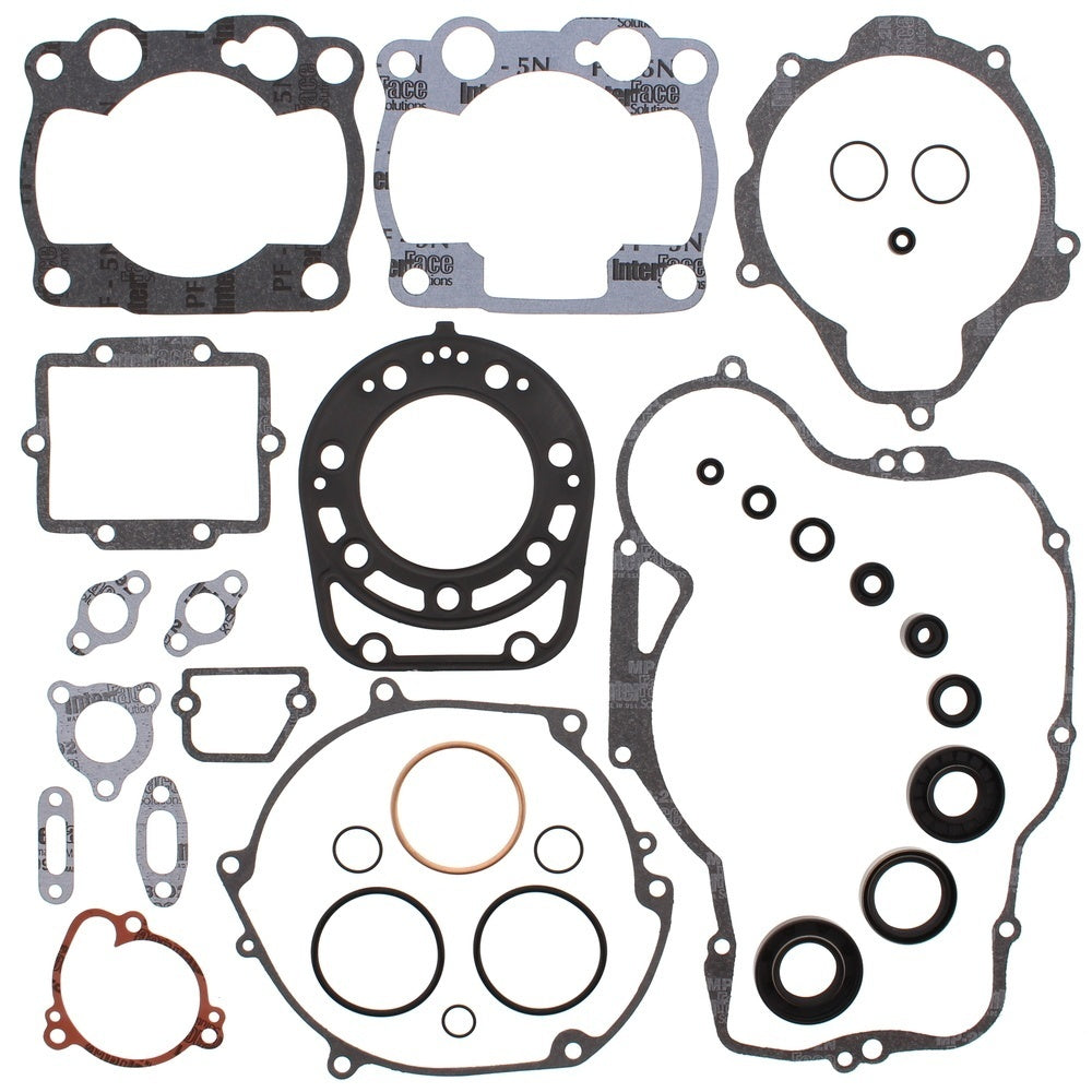 Vertex Complete Gasket Kit with Oil Seals - Kawasaki KX250 90-91