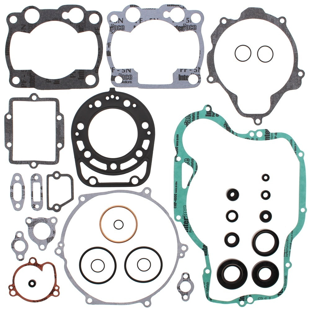 Vertex Complete Gasket Kit with Oil Seals - Kawasaki KX250 92