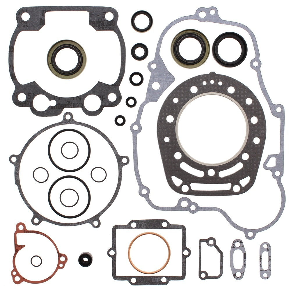 Vertex Complete Gasket Kit with Oil Seals - Kawasaki KX500 89-04