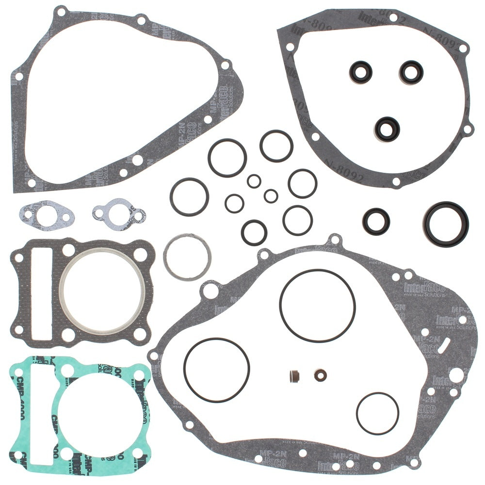 Vertex Complete Gasket Kit with Oil Seals - Suzuki DR200 86-88, DR200 SE 96-15