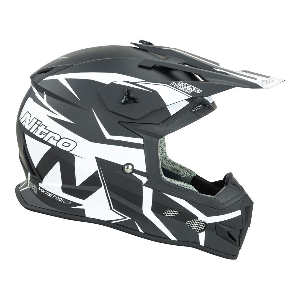 NITRO MX700 MATT BLACK/WHITE