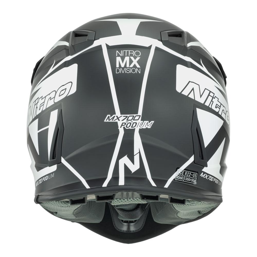 NITRO MX700 MATT BLACK/WHITE