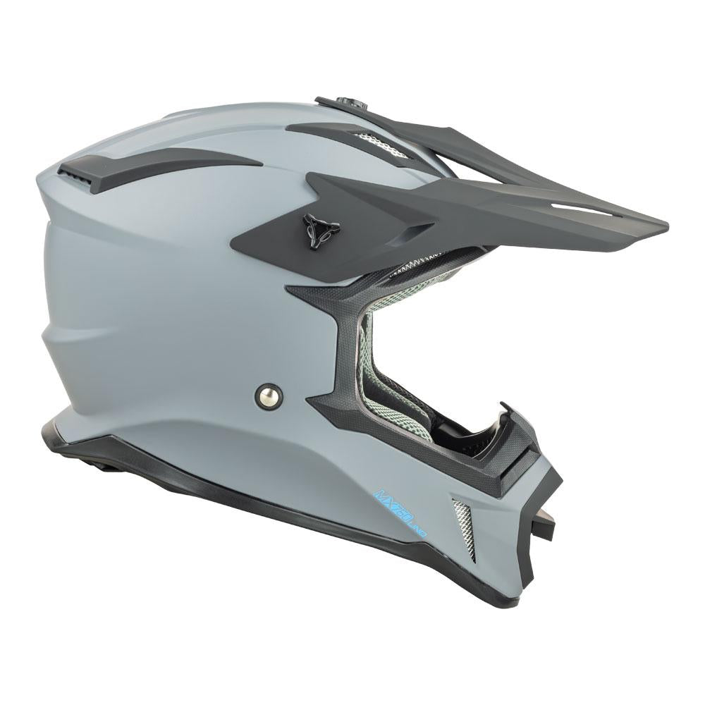 NITRO MX760 SATIN GUNMETAL/BLUE LOGO