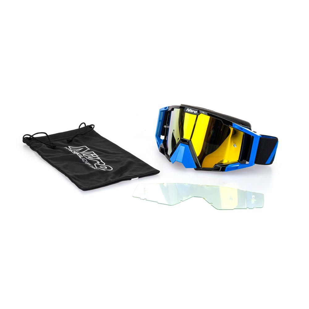 NITRO NV-100 MX GOGGLE BLUE/BLACK