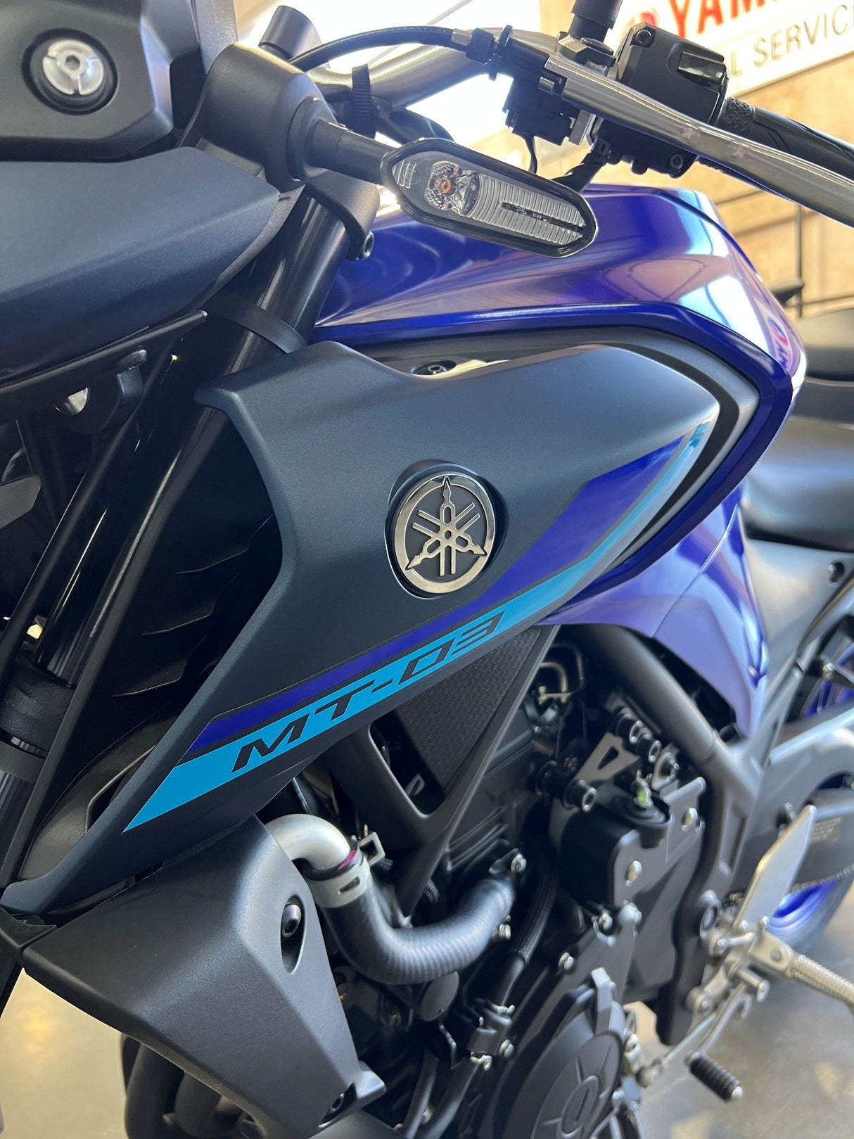 2024 Yamaha MT-03 LAMS Icon Blue