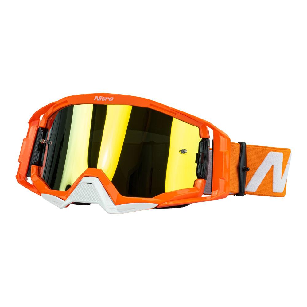 NITRO NV-150 MX GOGGLE ORANGE FRAME RED LENS