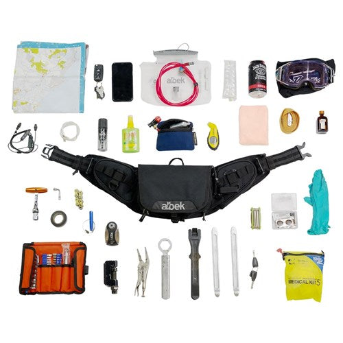 ALBEK HIP HAULER COVERT BLACK MECHANICS BUMBAG
