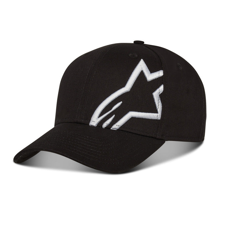 ALPINESTARS CORP SNAP 2 HAT BLACK/WHITE