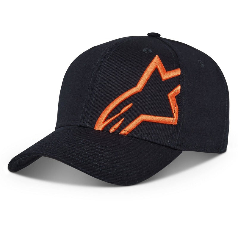 ALPINESTARS CORP SNAP 2 HAT BLACK/WARM RED