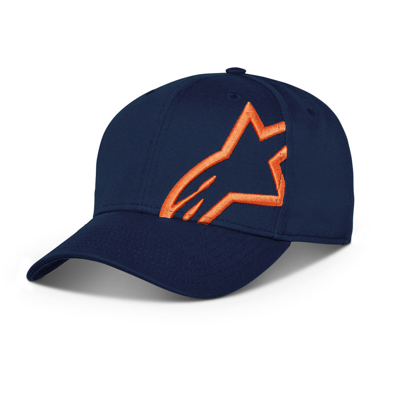 ALPINESTARS CORP SNAP 2 HAT NAVY/ORANGE