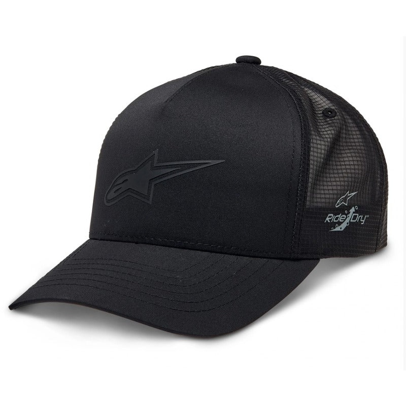 ALPINESTARS ADVANTAGE TECH TRUCKER HAT BLACK/BLACK