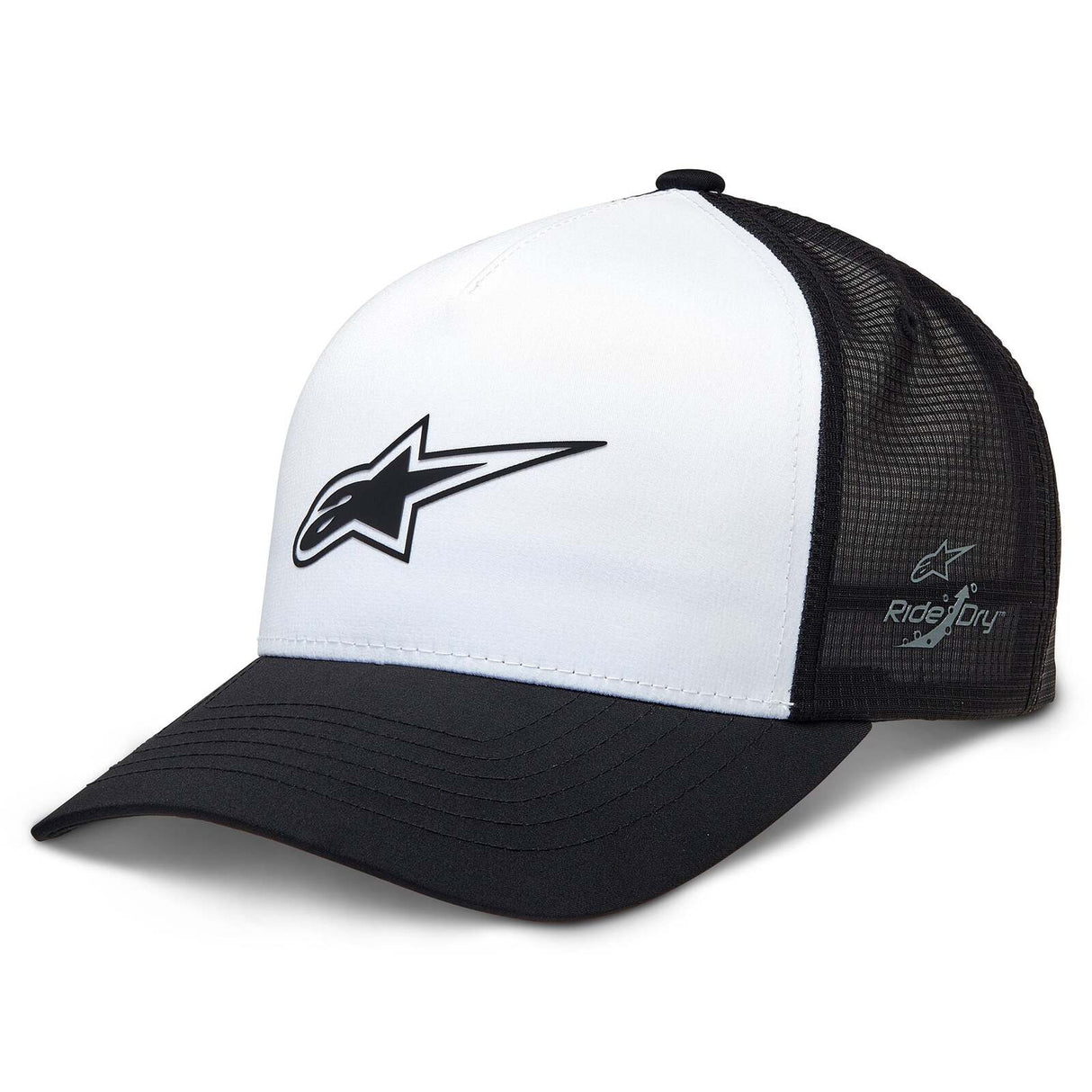ALPINESTARS ADVANTAGE TECH TRUCKER HAT WHITE/BLACK
