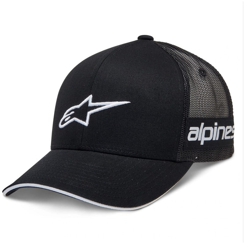 ALPINESTARS BACK STRAIGHT HAT BLACK/BLACK