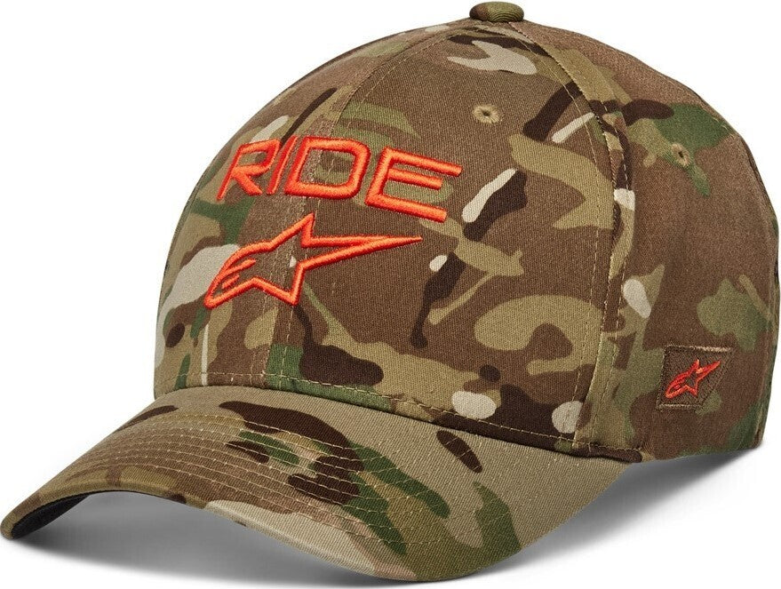 ALPINESTARS RIDE MULTICAM HAT CAMO GREEN/ORANGE