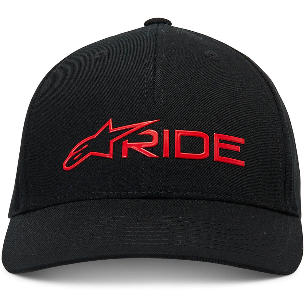 ALPINESTARS RIDE 3.0 HAT BLACK/ RED TRUCKER HAT