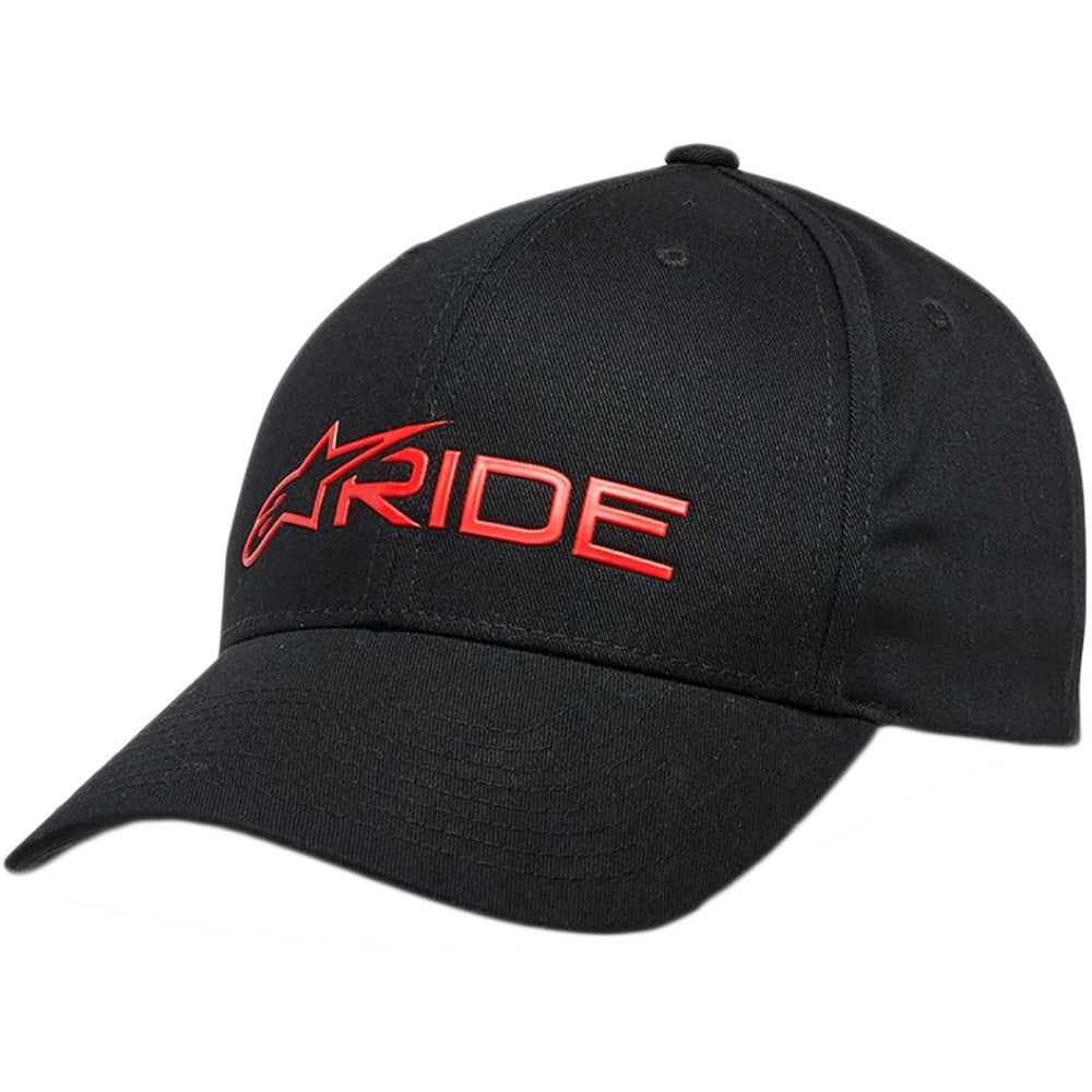 ALPINESTARS RIDE 3.0 HAT BLACK/ RED TRUCKER HAT