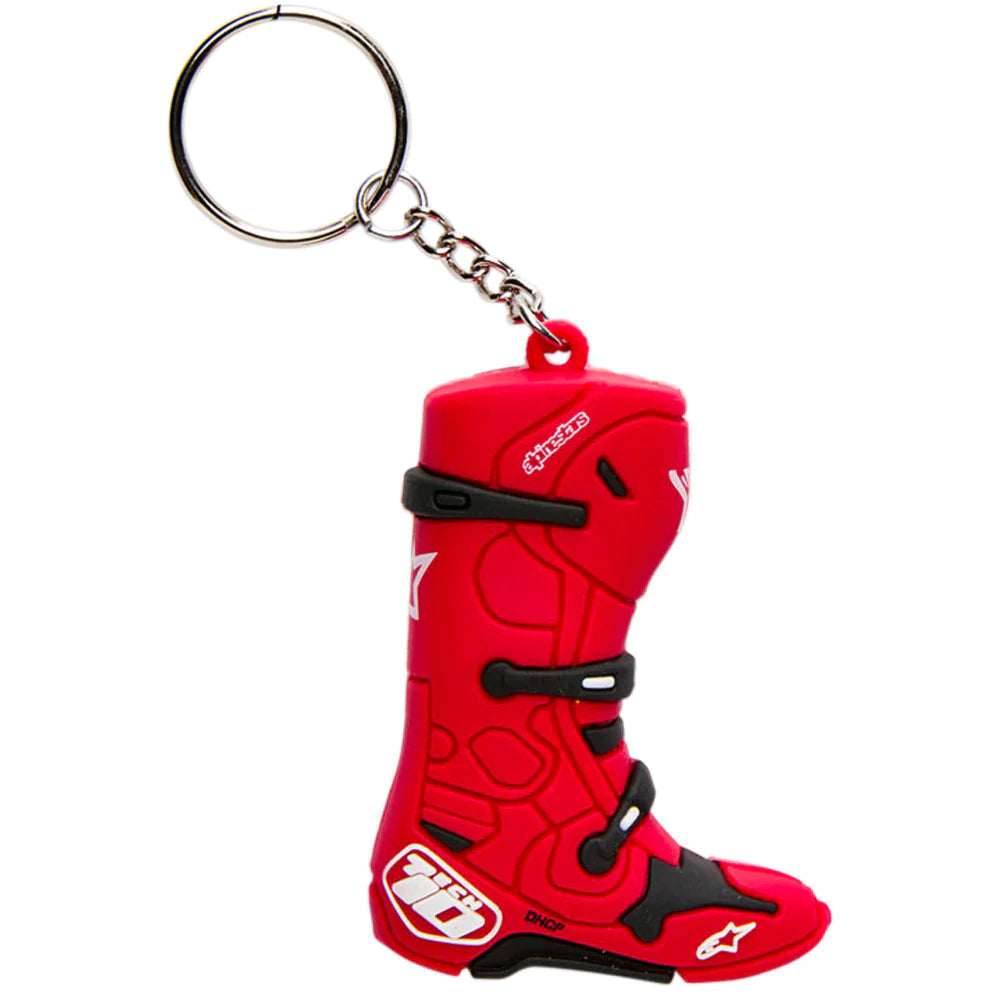 ALPINESTARS TECH 10 RED KEY RING