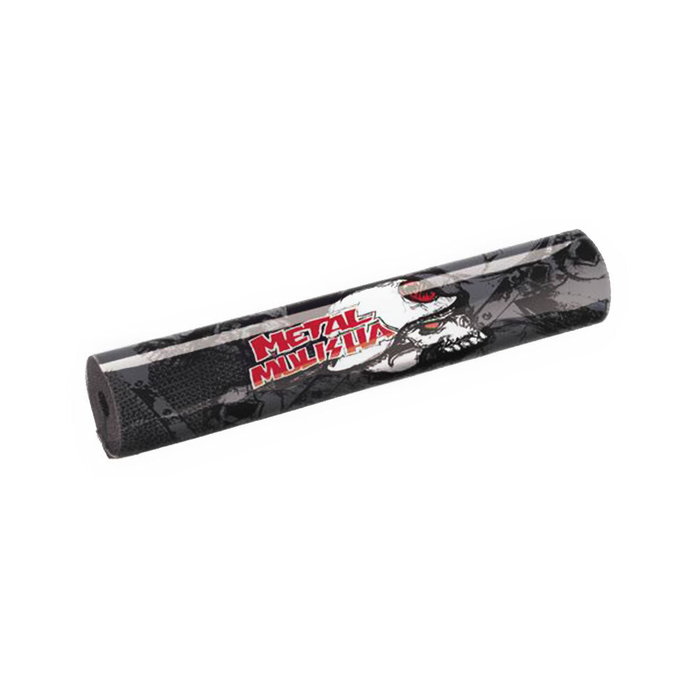 Factory Effex Round Mini Bar Pad Metal Mulisha Black Grey/Red