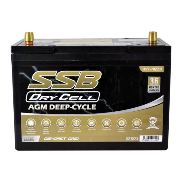 SSB Powersport Dry Fit High Performance Deep-Cycle Battery