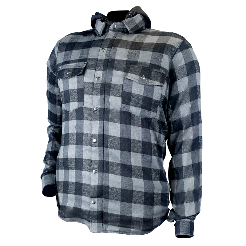 “HUNTER” HOODIE BLACK/GREY