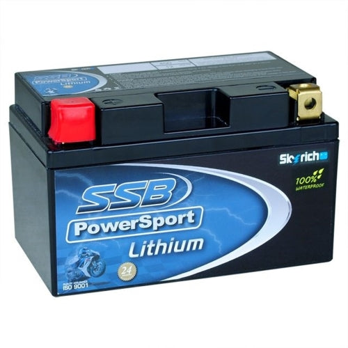SSB PowerSport Lithium Battery + -