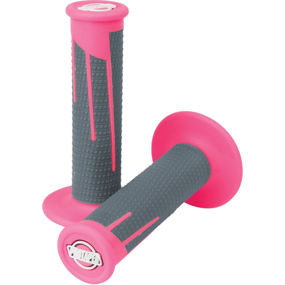 Protaper Clamp-On Full Diamond Grip Neon Pink / Dark Grey