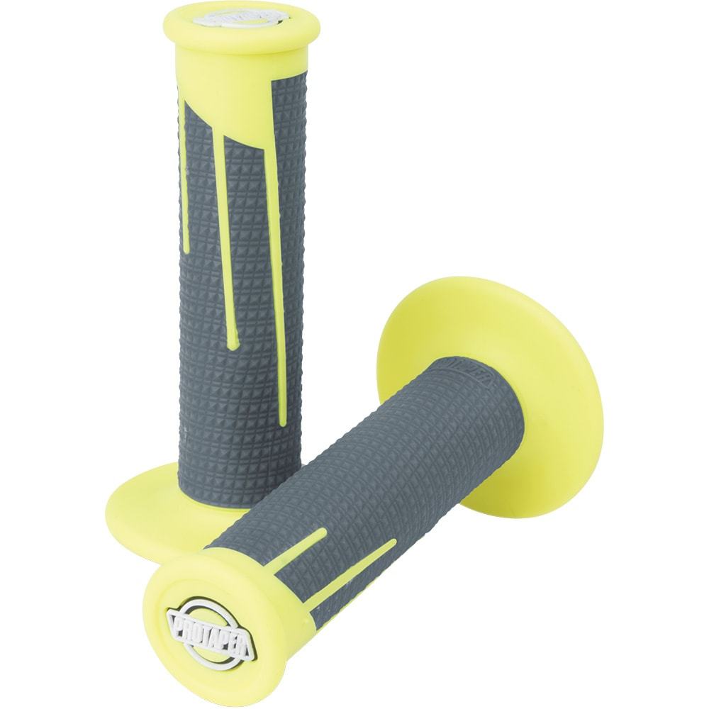 Protaper Clamp-On Full Diamond Grip Neon Yellow/ Dark Grey