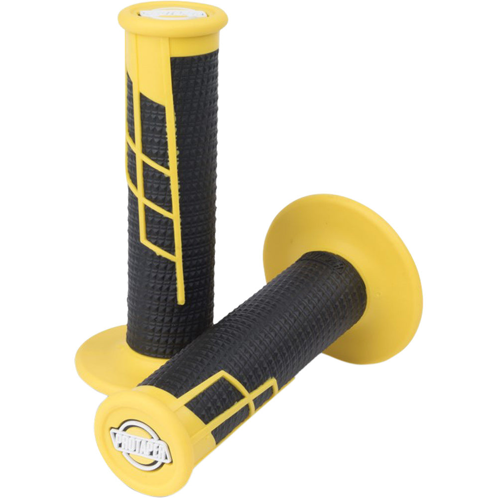 Protaper Clamp-On 1/2 Waffle Grip Yellow/ Black