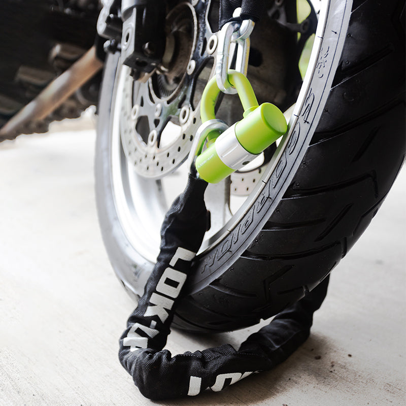 HEAVY DUTY U-LOCK FLURO/GREEN