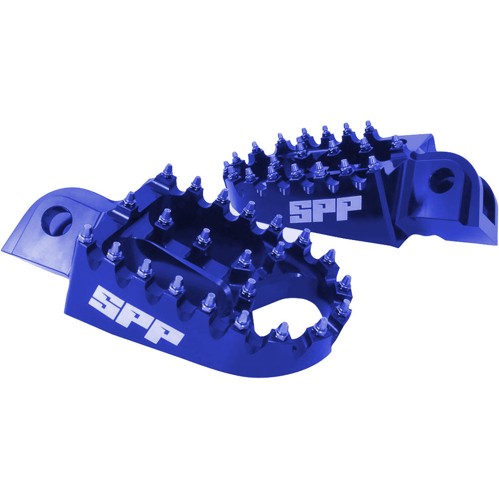 Spp Foot Peg Yamaha Pw50 01-21 Pw80 99-06 Blue