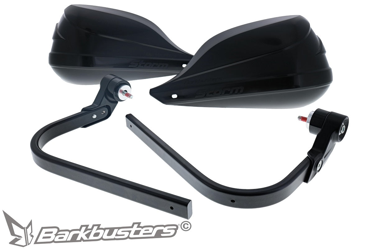 STORM Handguard – Single Point Bar End Mount (threaded)
TO FIT:
6mm or 8mm internal thread handlebar