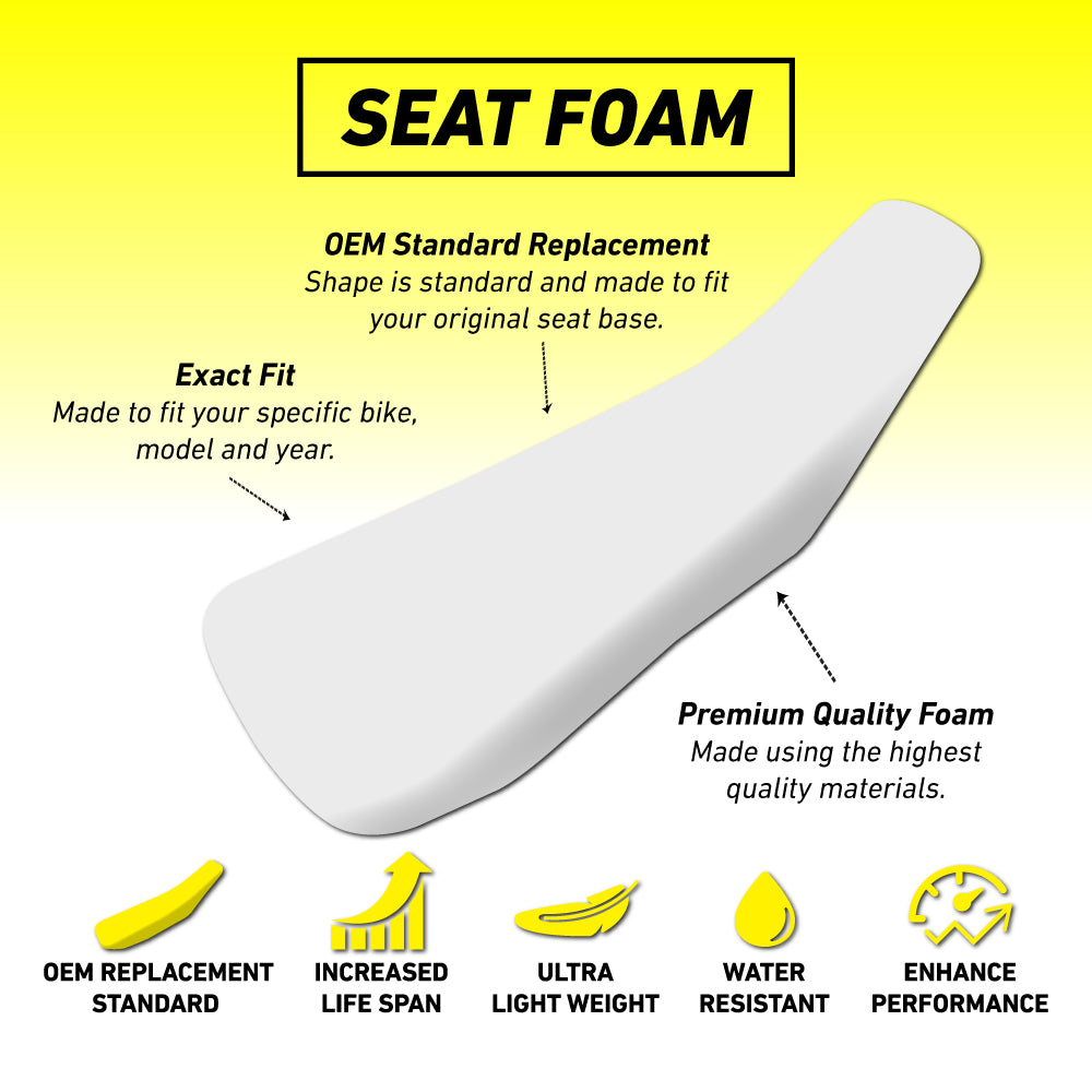 Kawasaki KX125 90-91/KX250 90-91 Standard OEM Seat Foam