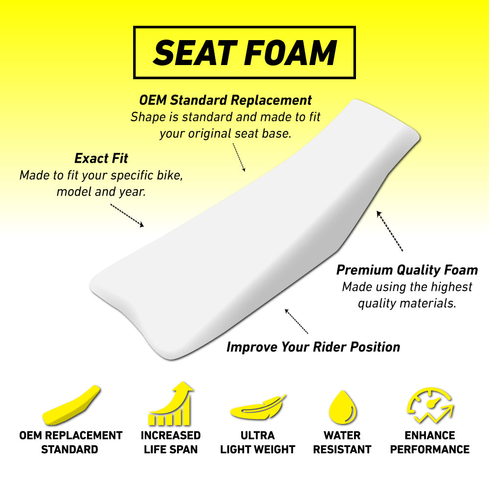 Yamaha YZ250F 14-18 /YZ450F 14-17 /WR250F 15-19 /WR450F 16-18 Standard OEM Seat Foam