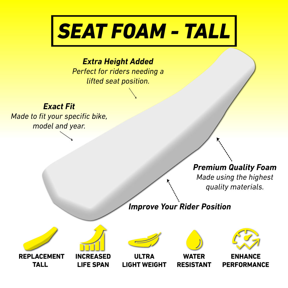Yamaha YZ125 02-21 /YZ250 02-21 TALL Seat Foam