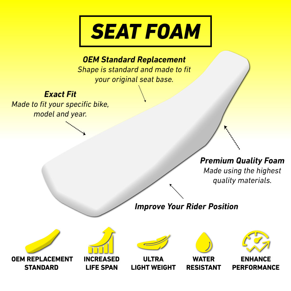 Yamaha YZ125 02-21 /YZ250 02-21 Standard OEM Seat Foam