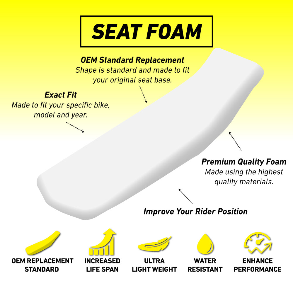 Yamaha YZ450F 18-22 /YZ250F 19-23 /WR450F 19-23 /WR250F 20-23 Standard OEM Seat Foam