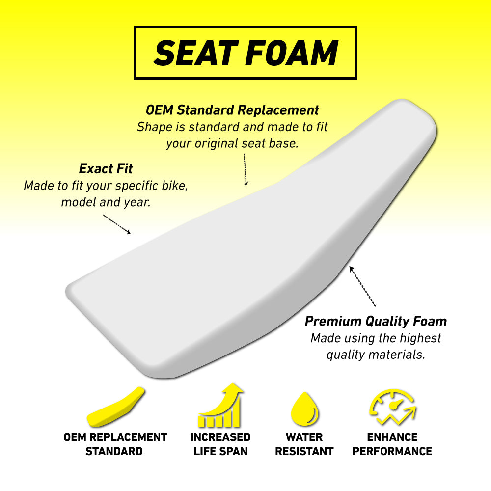 Yamaha WR250F 07-13 / WR450F 07-11 Standard OEM Seat Foam