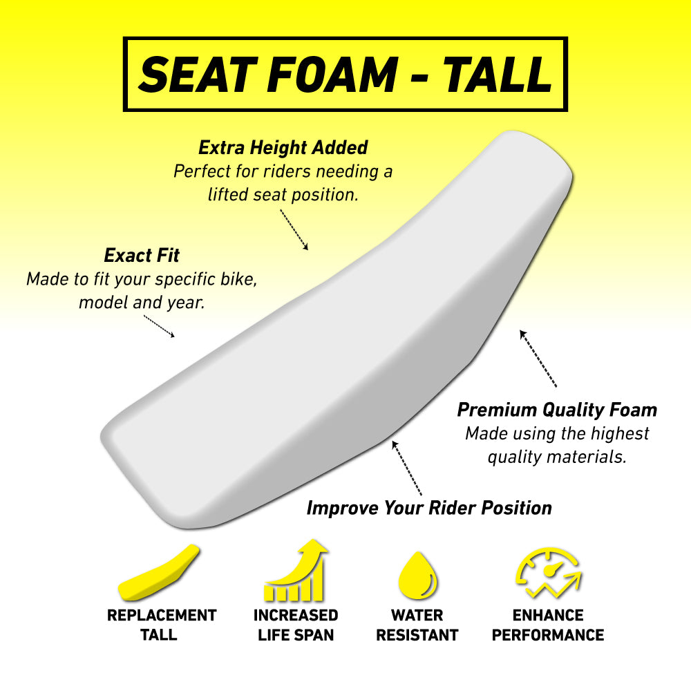 Yamaha YZ250F 06-09 / YZ450F 06-09 TALL Seat Foam